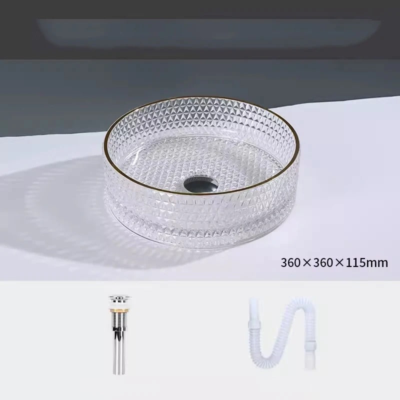 Aurora Crystal Bathroom Sink