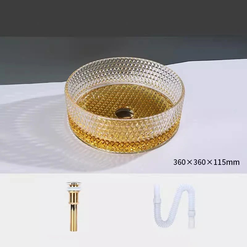 Aurora Crystal Bathroom Sink