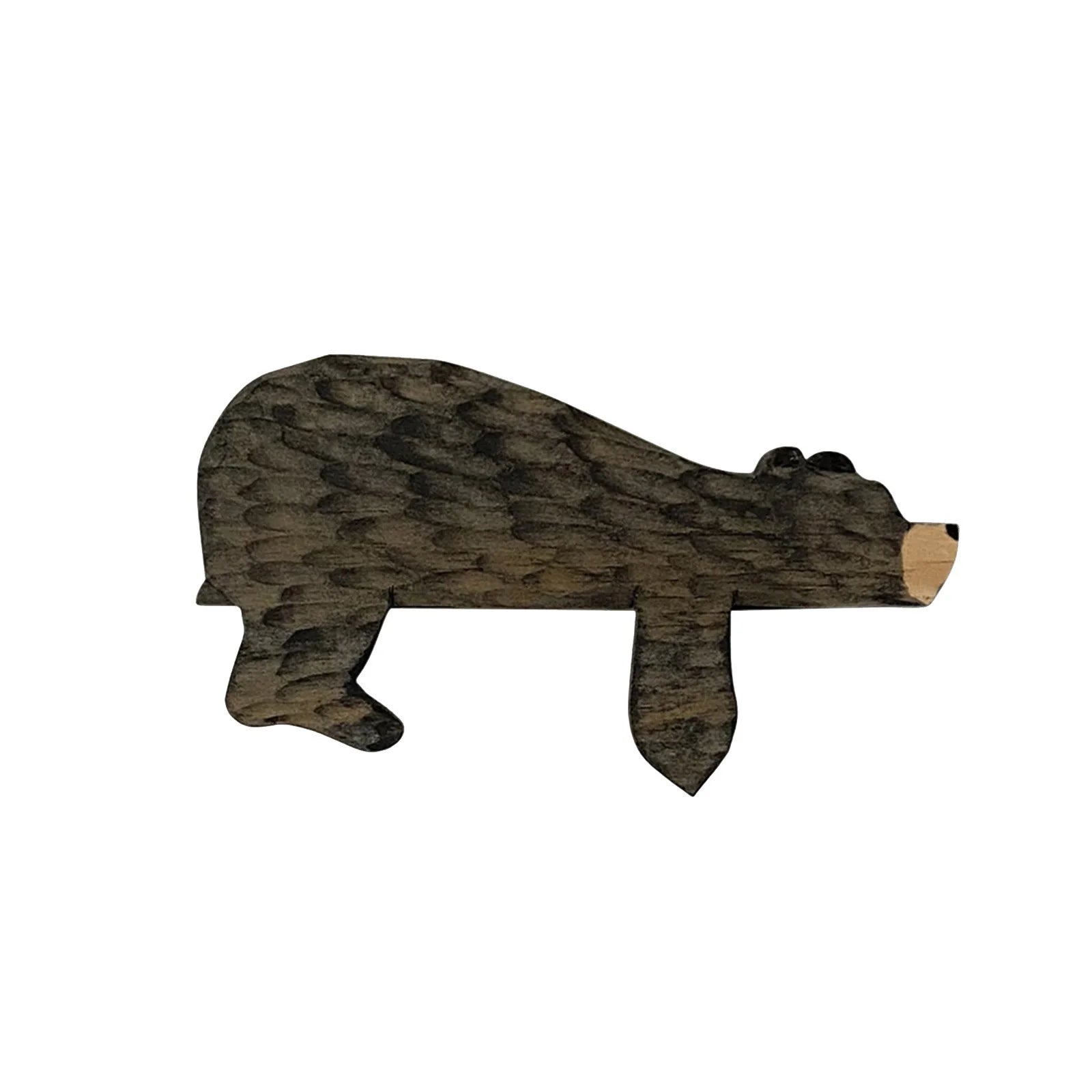 Wooden Brown Bear Door Topper
