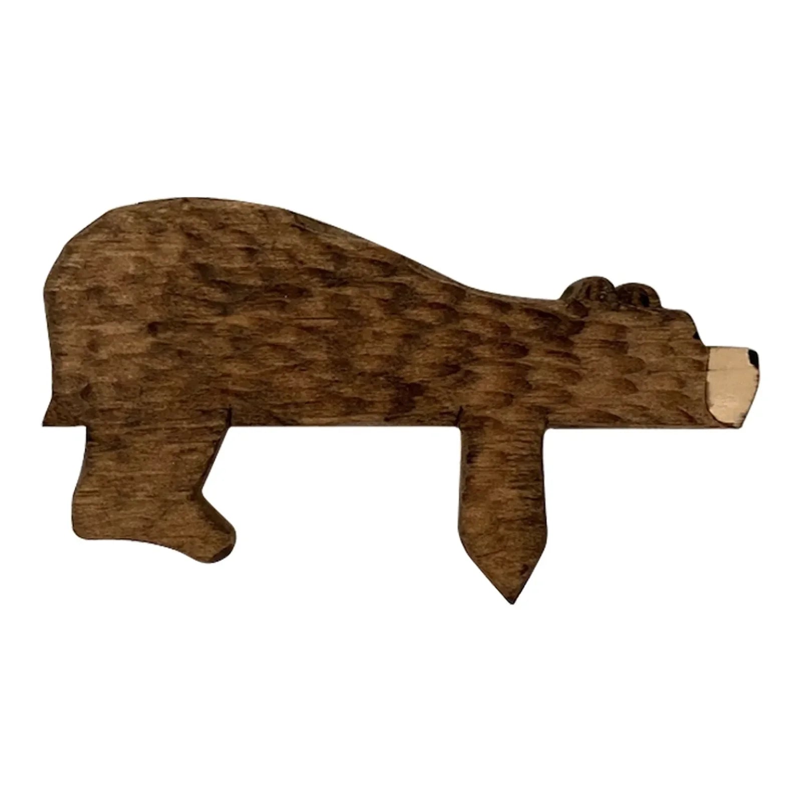 Wooden Brown Bear Door Topper